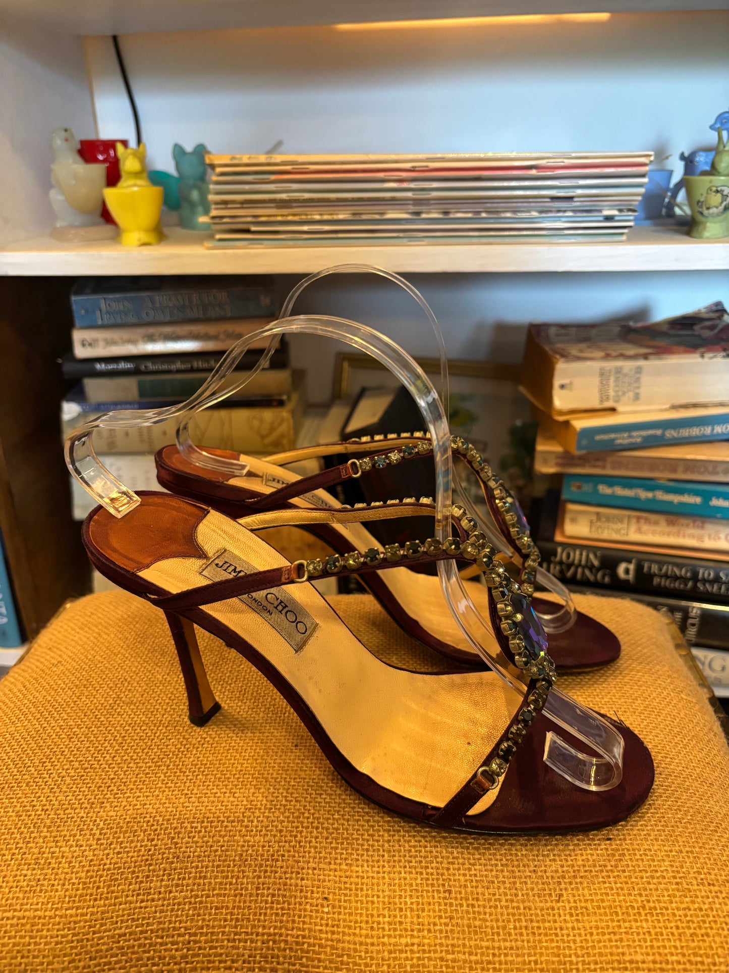 Jimmy Choo Bejeweled Sandals 40