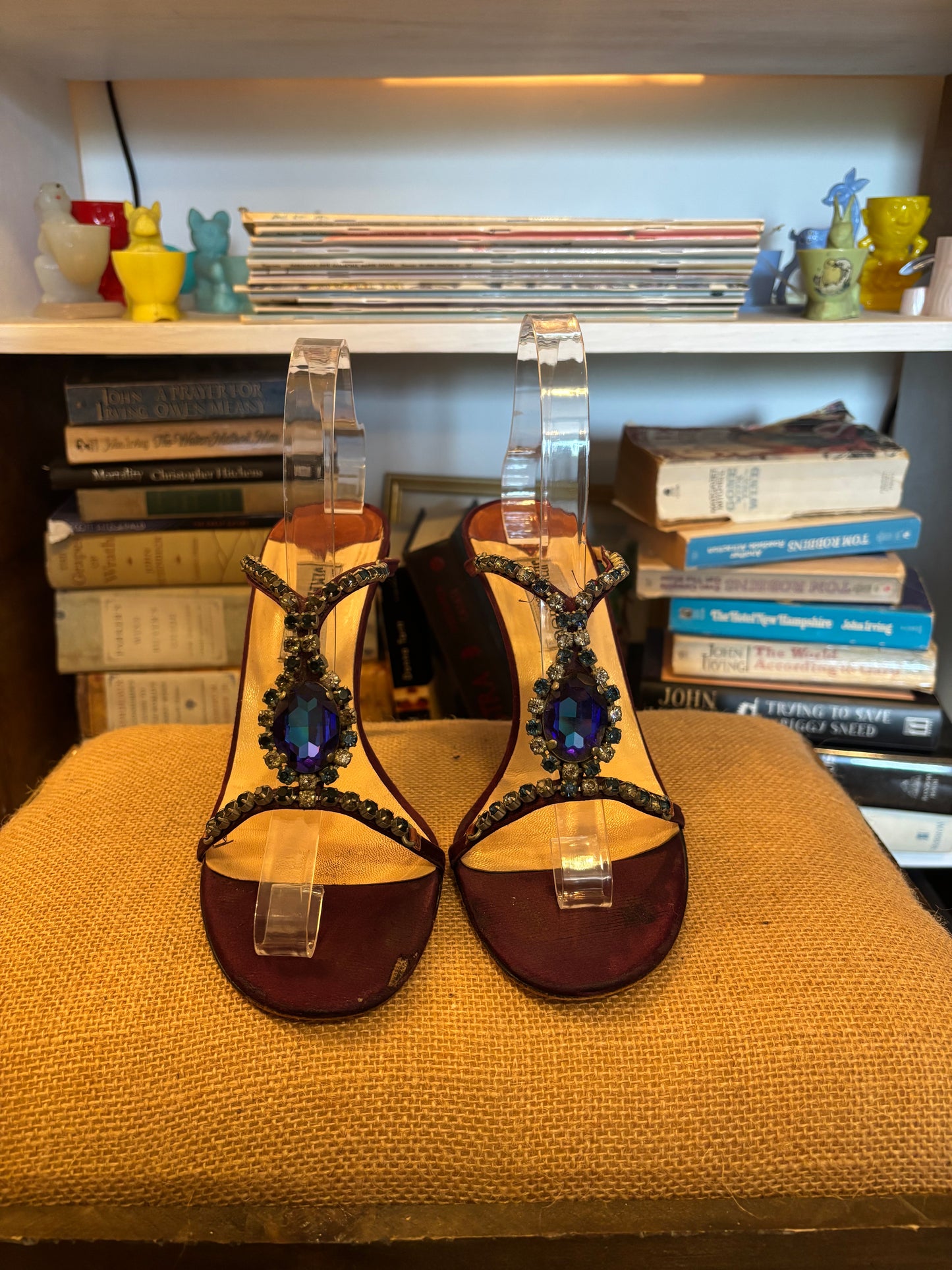 Jimmy Choo Bejeweled Sandals 40