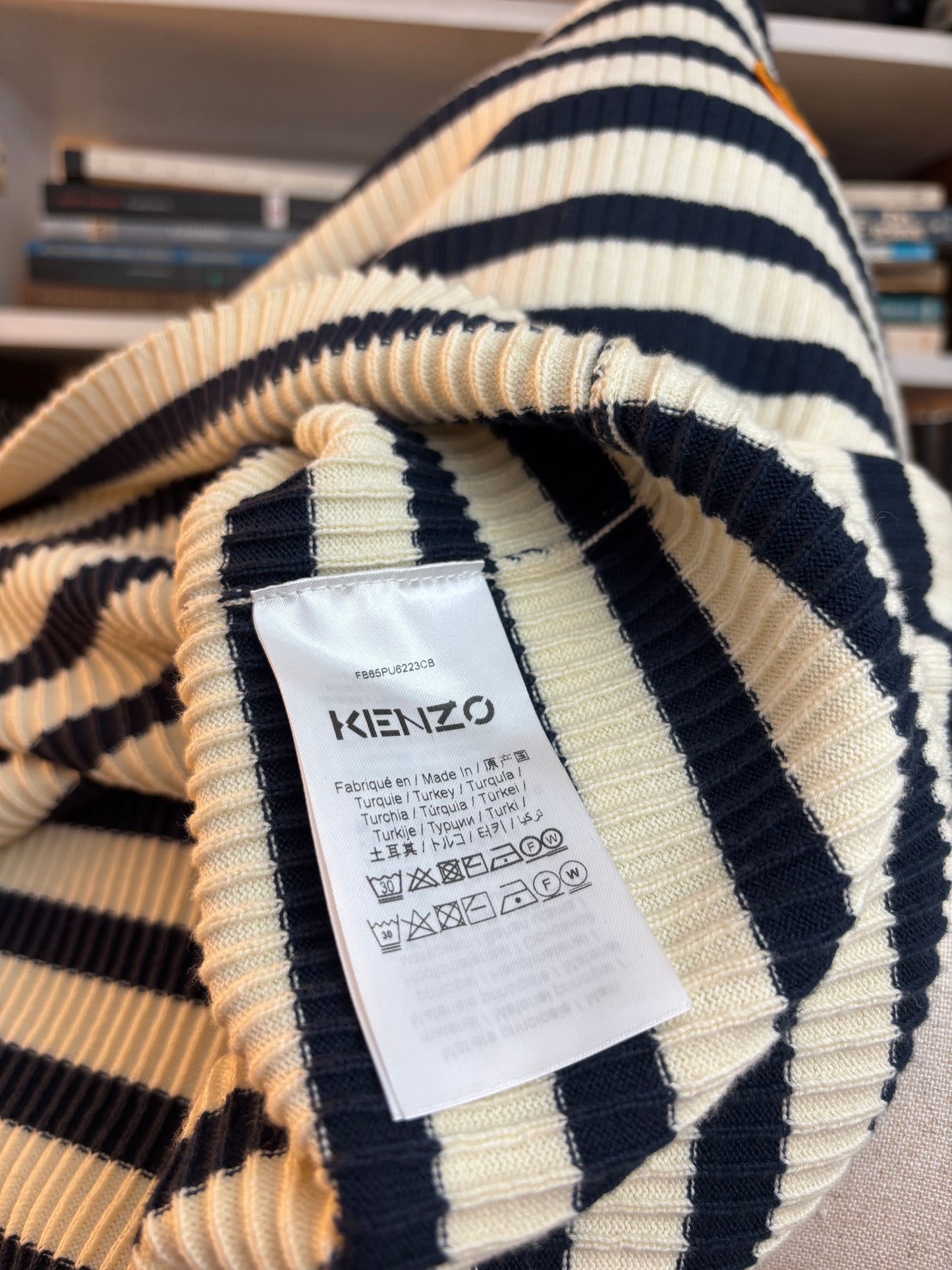 Kenzo Cream Crest Sweater
