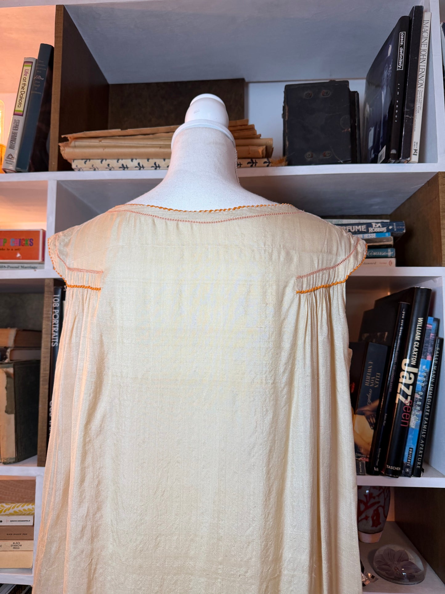 1920's Hand Embroidered Vintage Dress