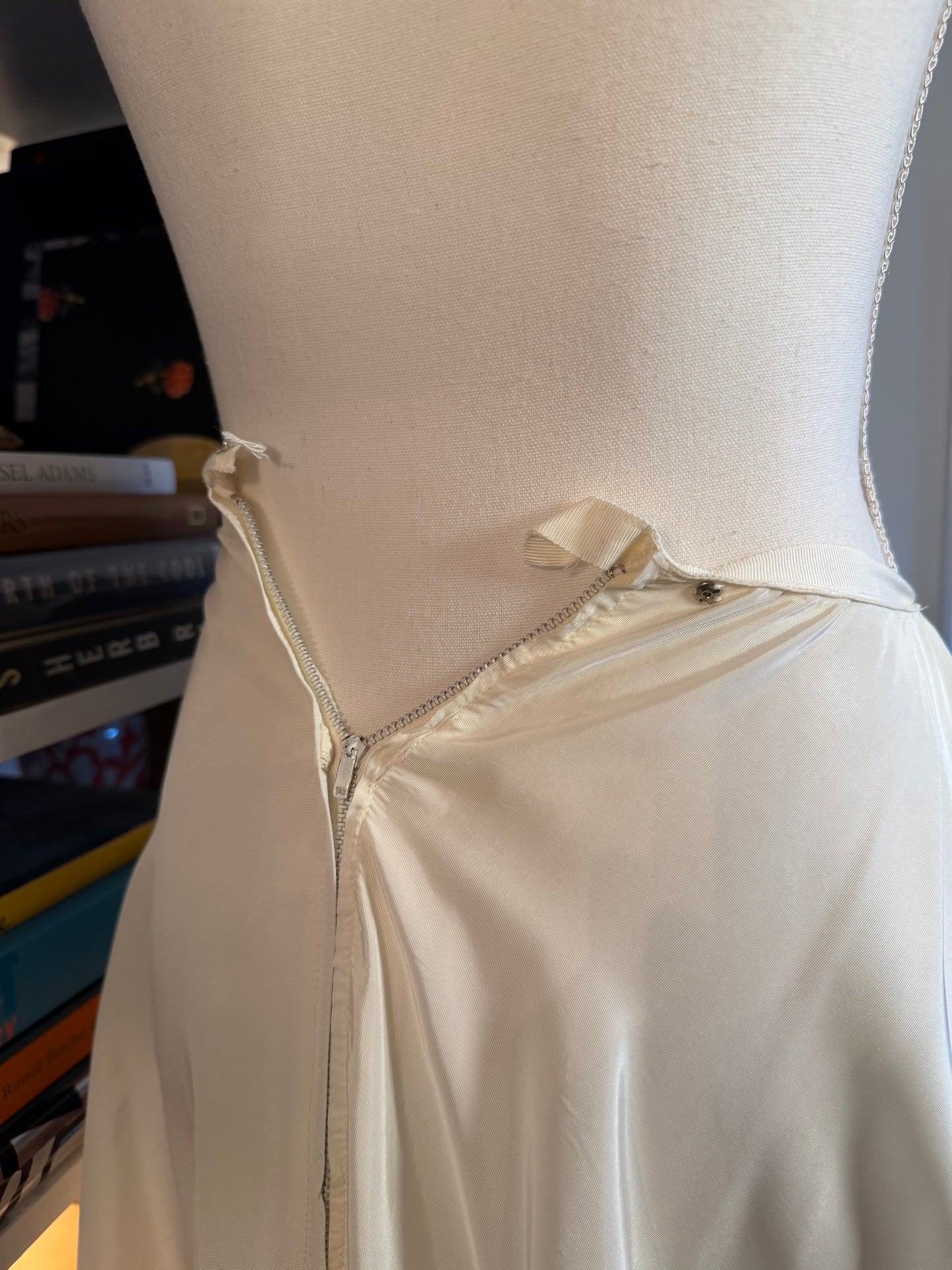 1950s ivory petticoat