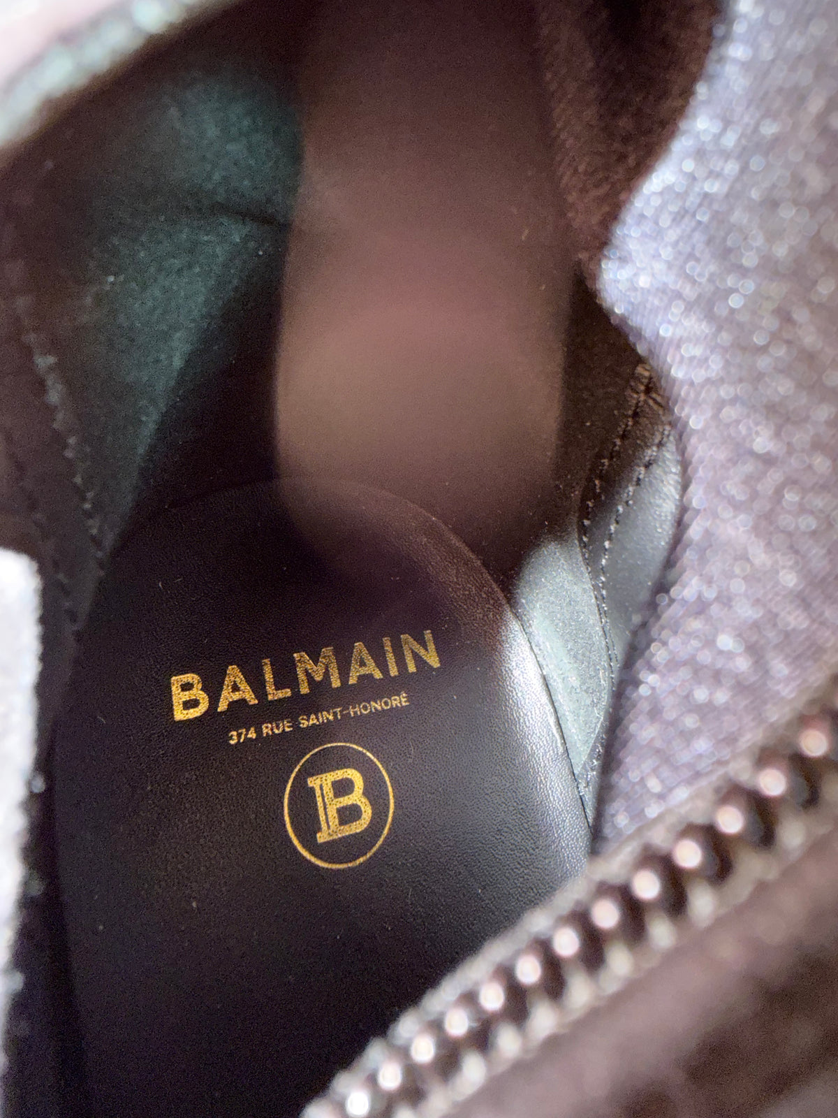 Balmain Raven Stretch Suede Boots 36
