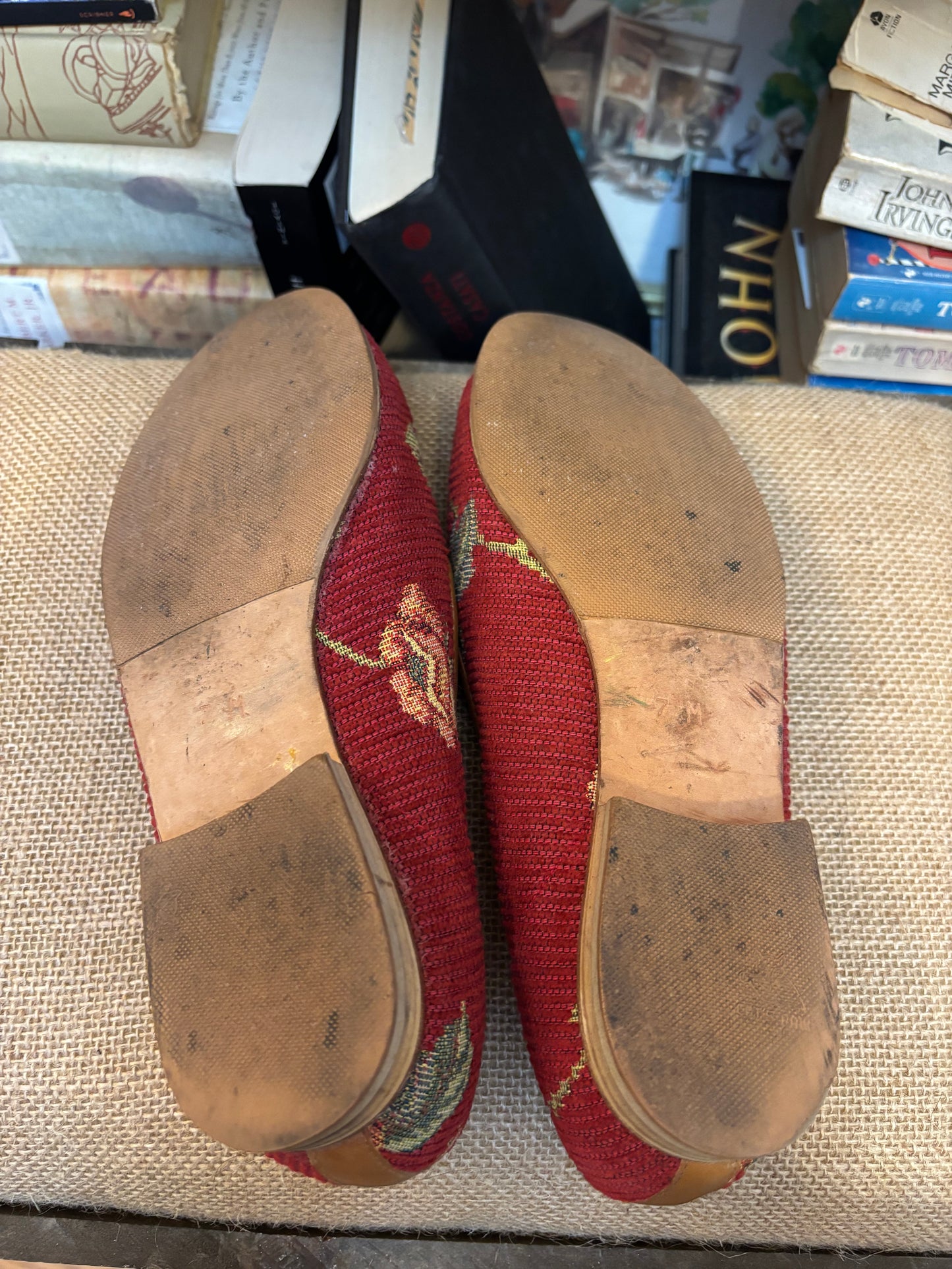 Zalo Floral Tapestry Loafers 7