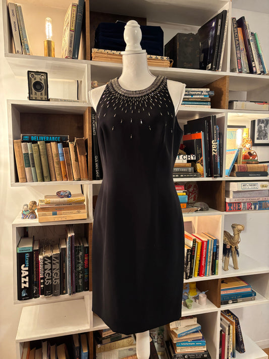 Carmen Marc Valvo Beaded Dress