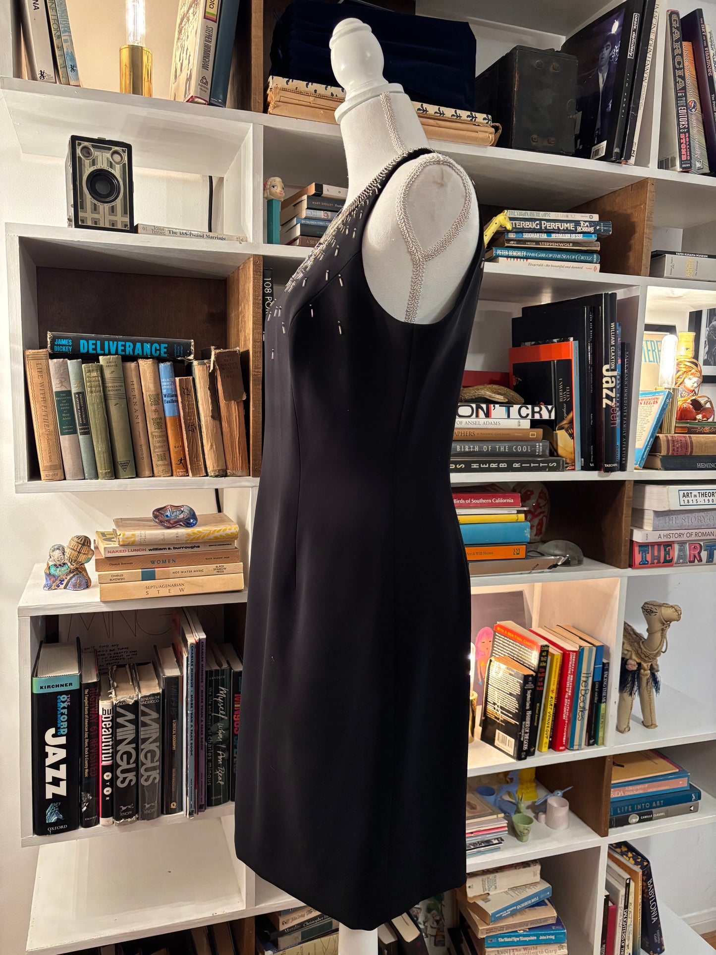 Carmen Marc Valvo Beaded Dress