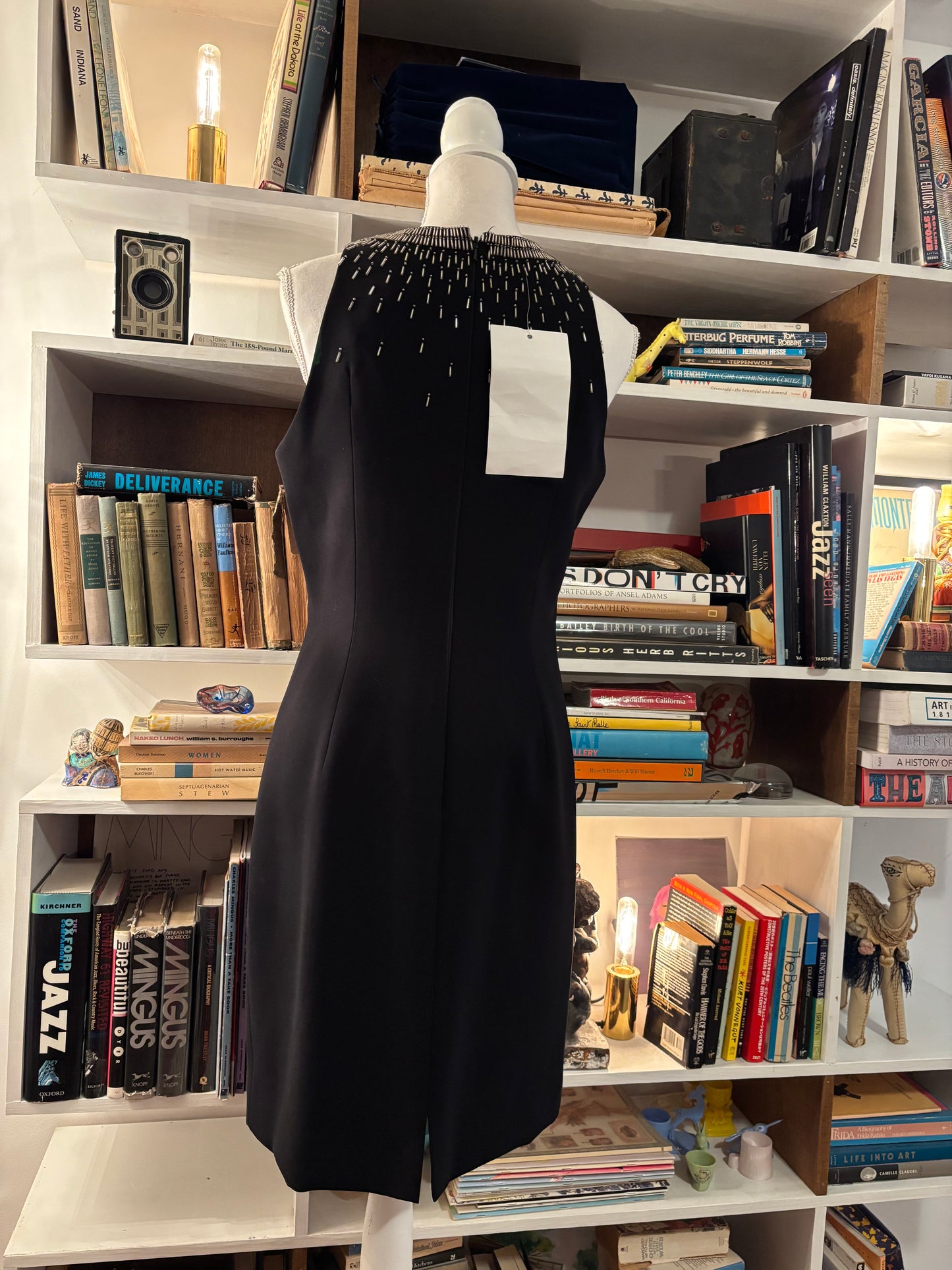 Carmen Marc Valvo Beaded Dress