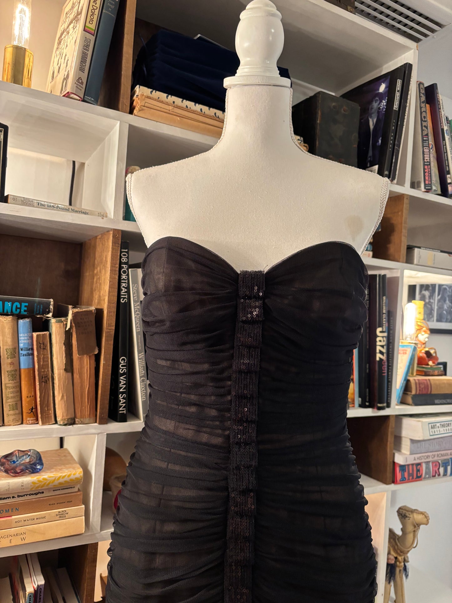 Carmen Marc Valvo Strapless Dress