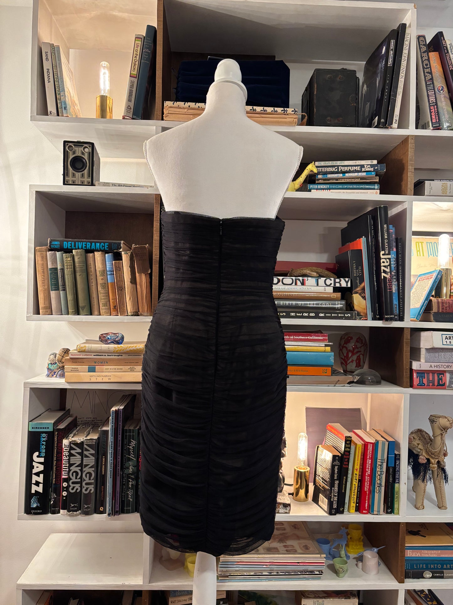 Carmen Marc Valvo Strapless Dress
