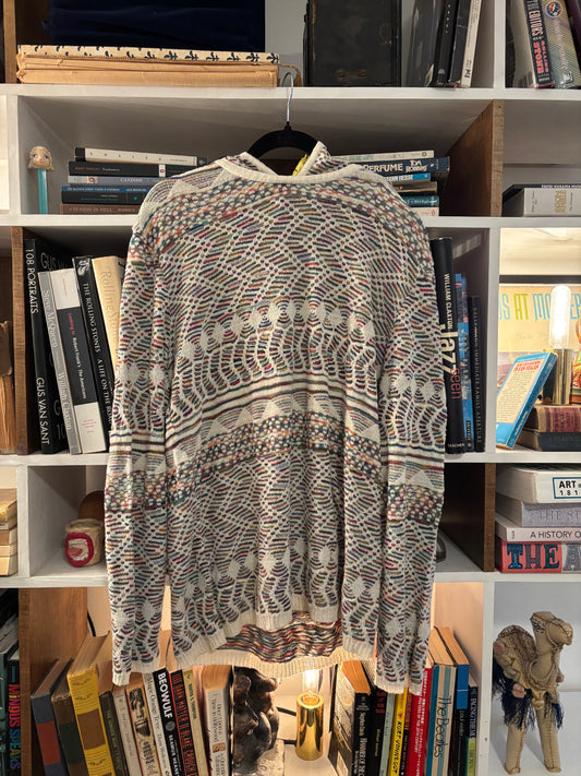 Missoni Crochet Knit Cotton Hoodie