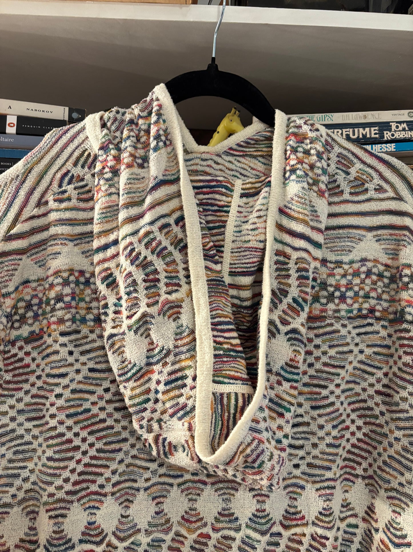 Missoni Crochet Knit Cotton Hoodie