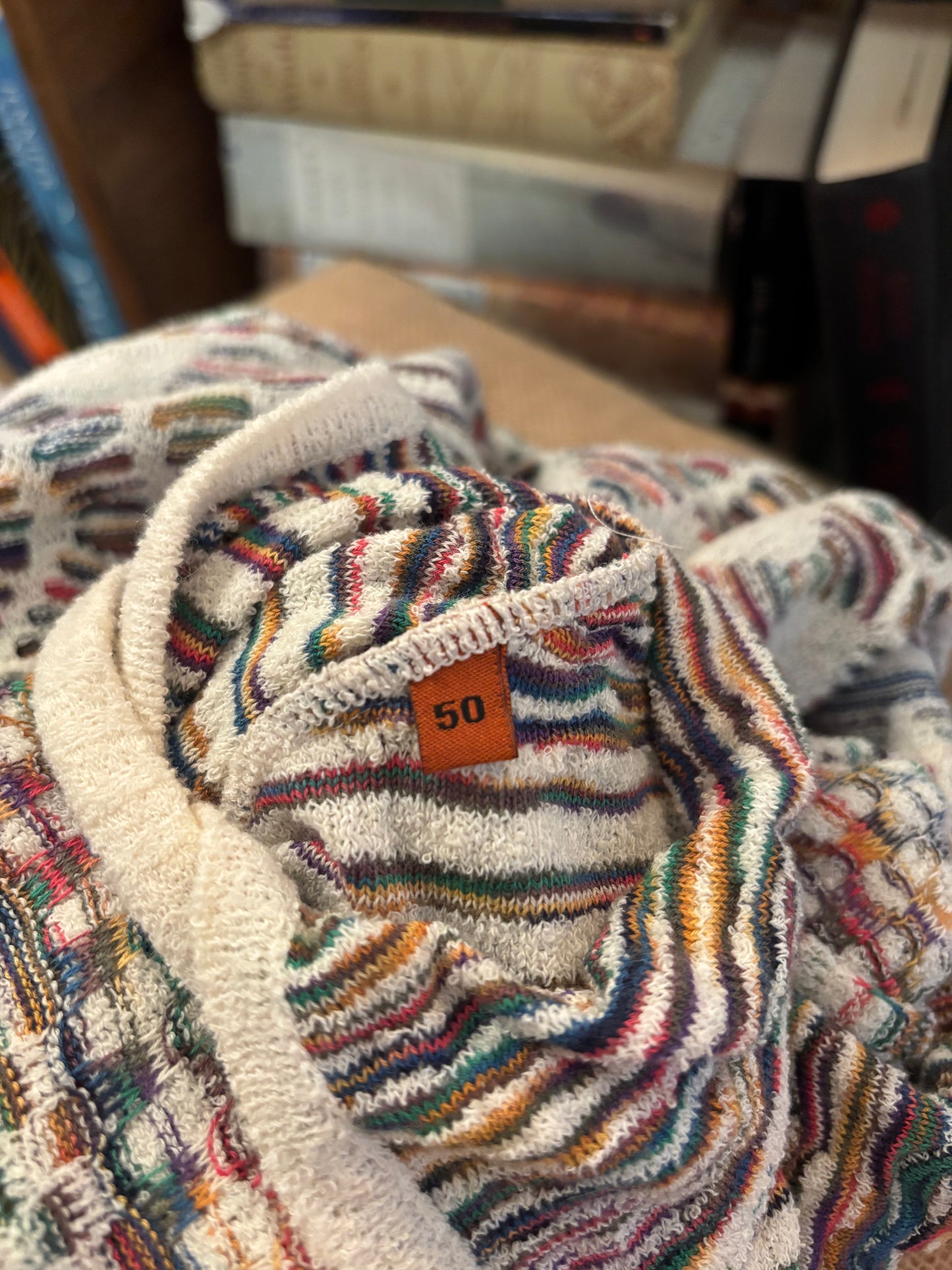 Missoni Crochet Knit Cotton Hoodie