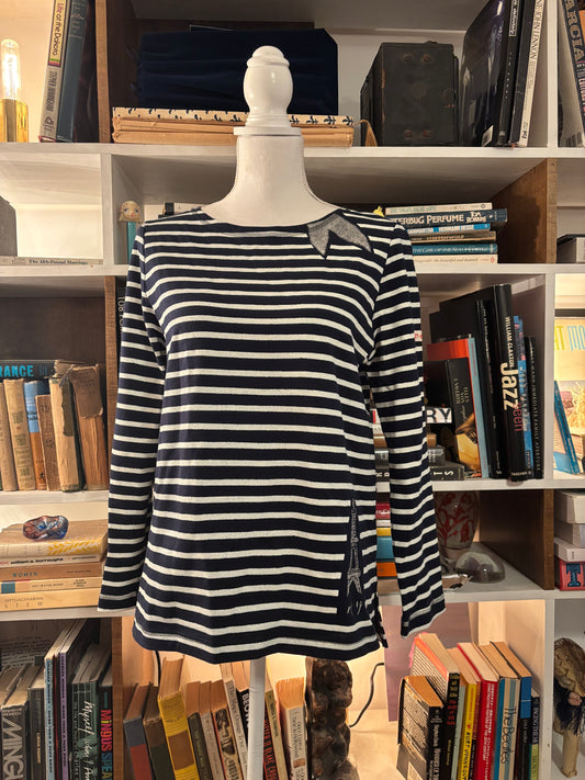 Yoshi Kondo striped top
