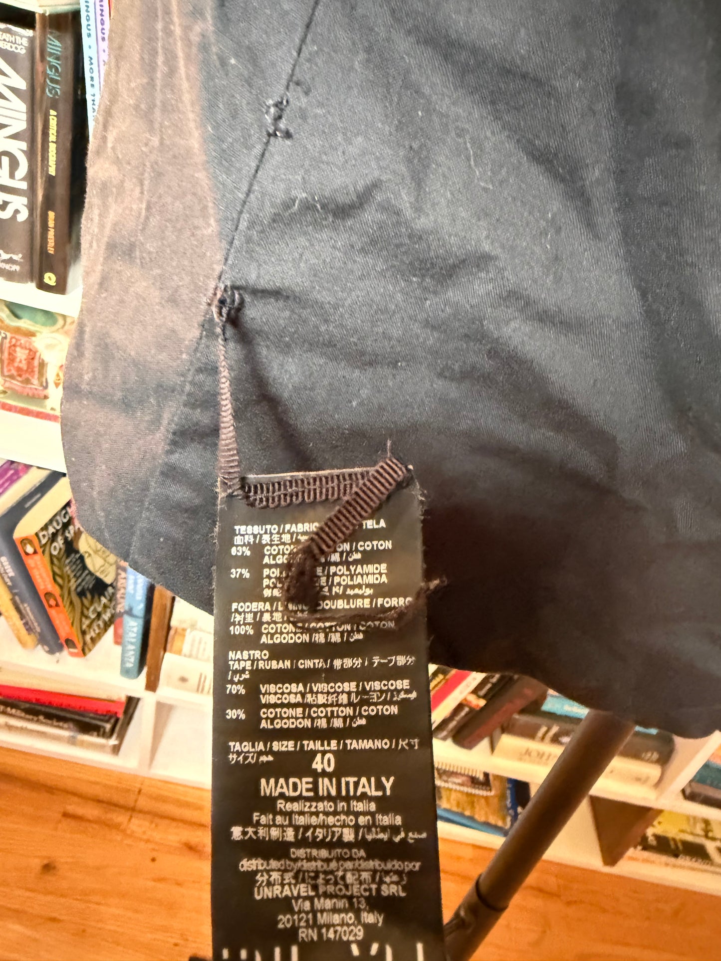 Unravel Overdyed Cargo Jacket