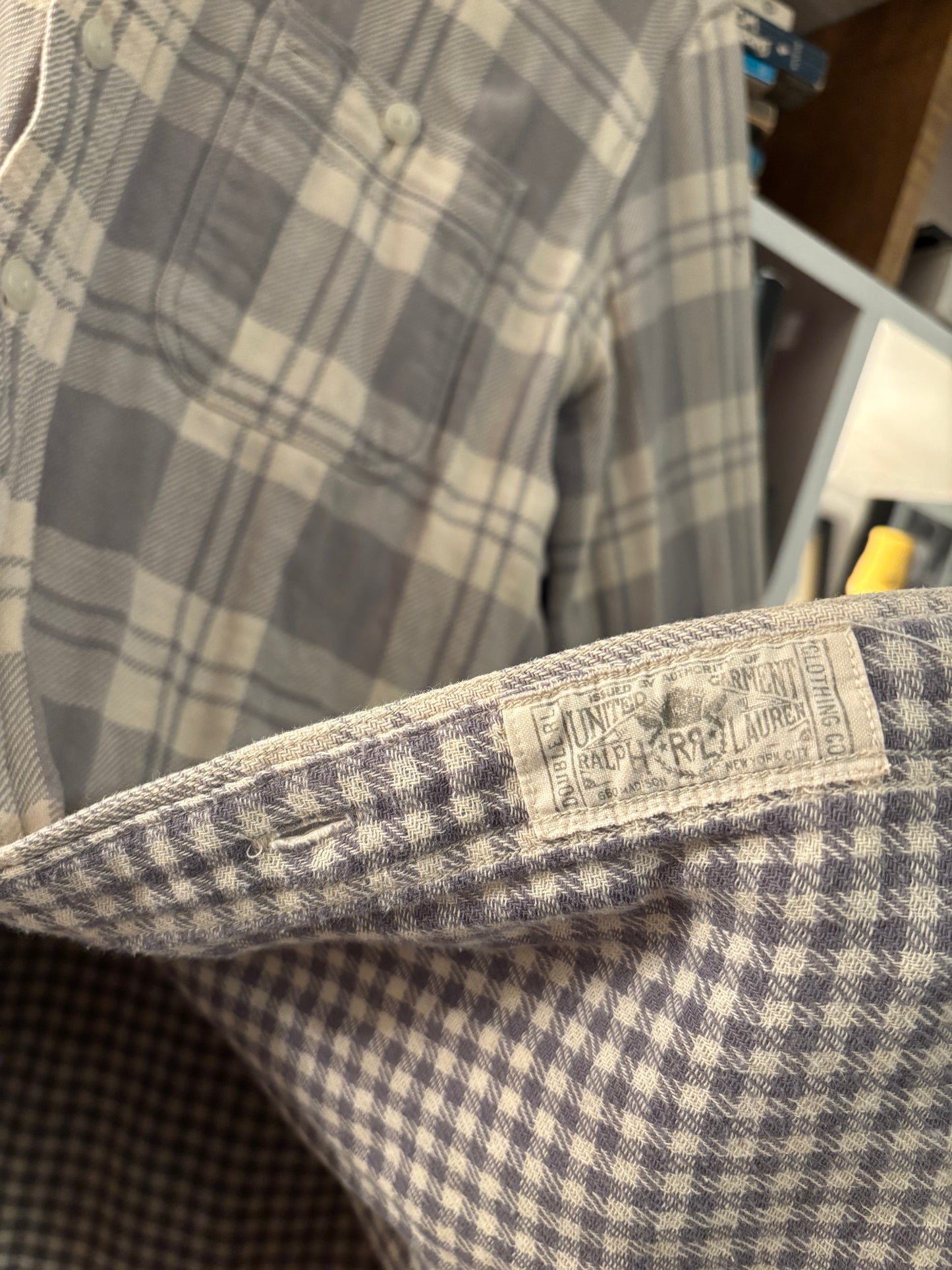 RRL flannel shirt