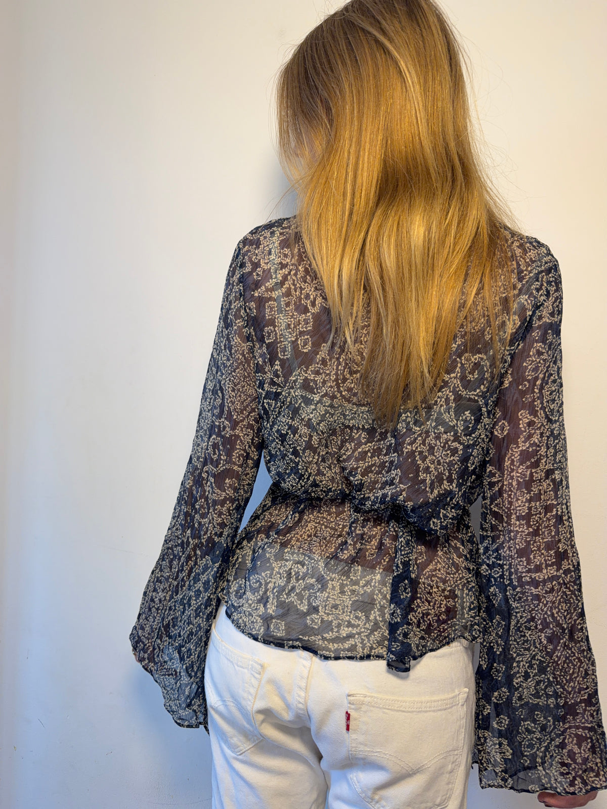Ralph Lauren Silk Wrap Top