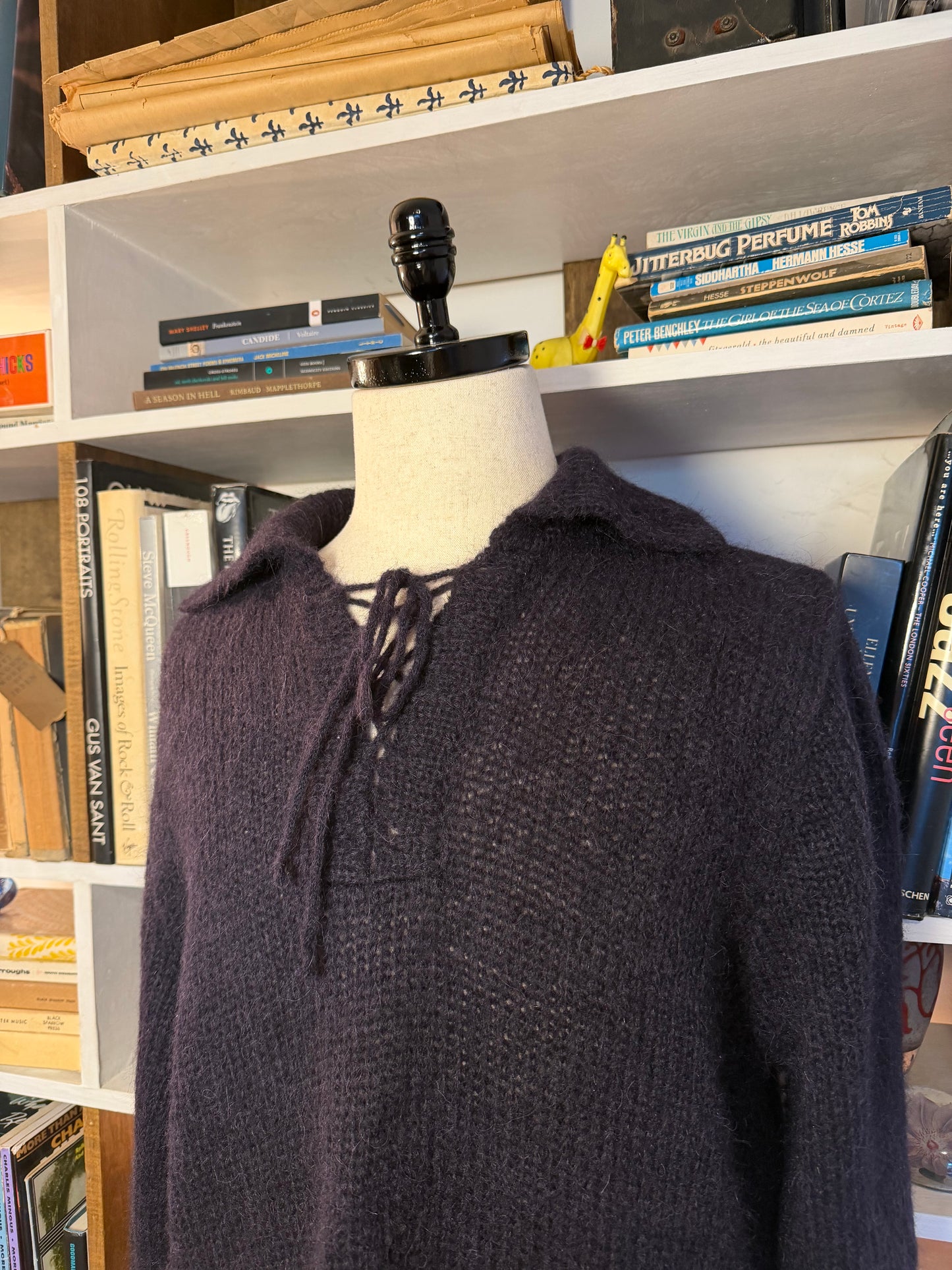 Bode Lace Up Sweater
