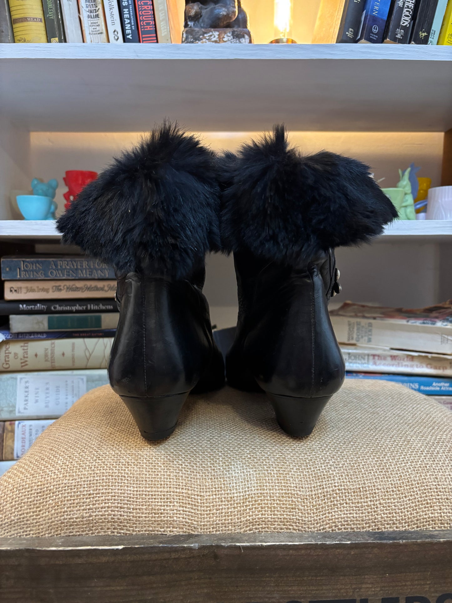 Roland Cartier Vintage Fur Boots 38.5