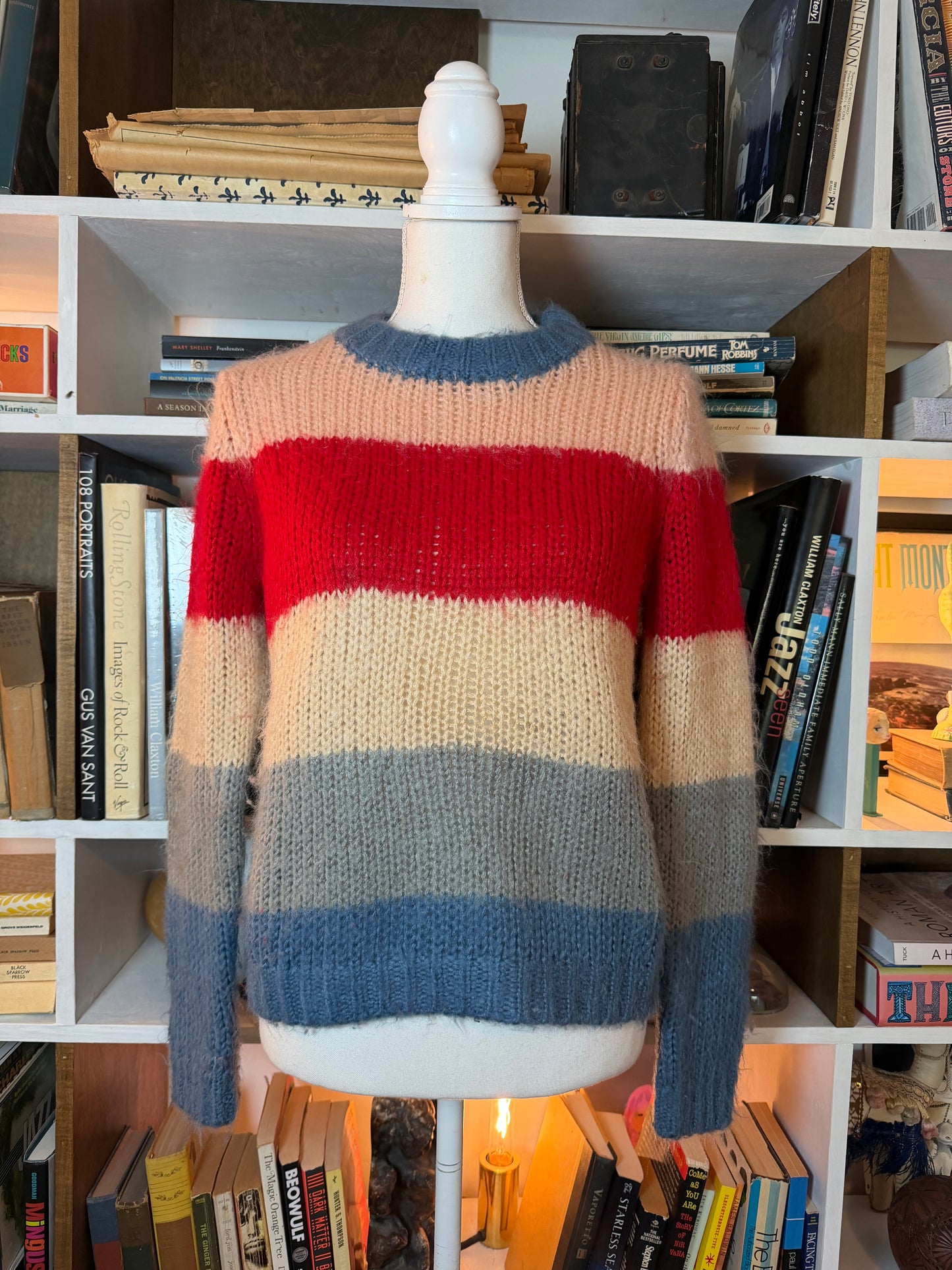 RD style pastel striped pullover