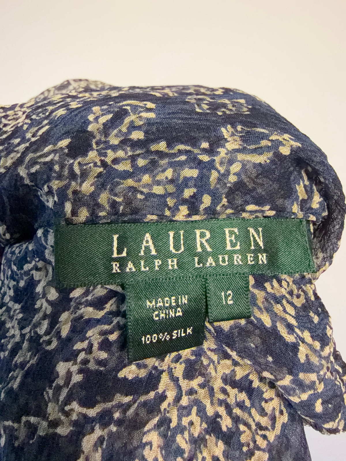 Ralph Lauren Silk Wrap Top