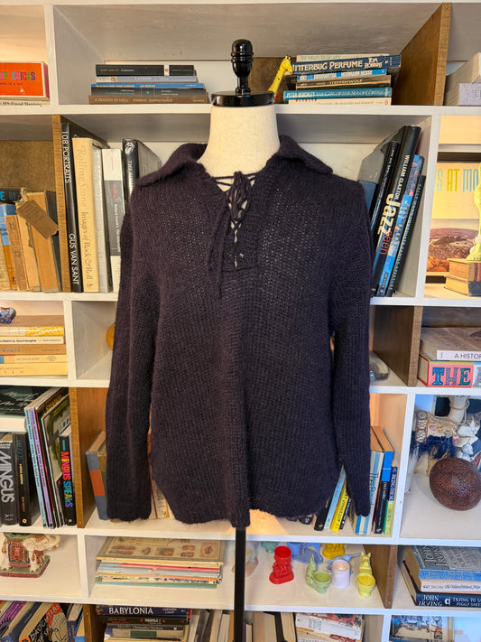 Bode Lace Up Sweater