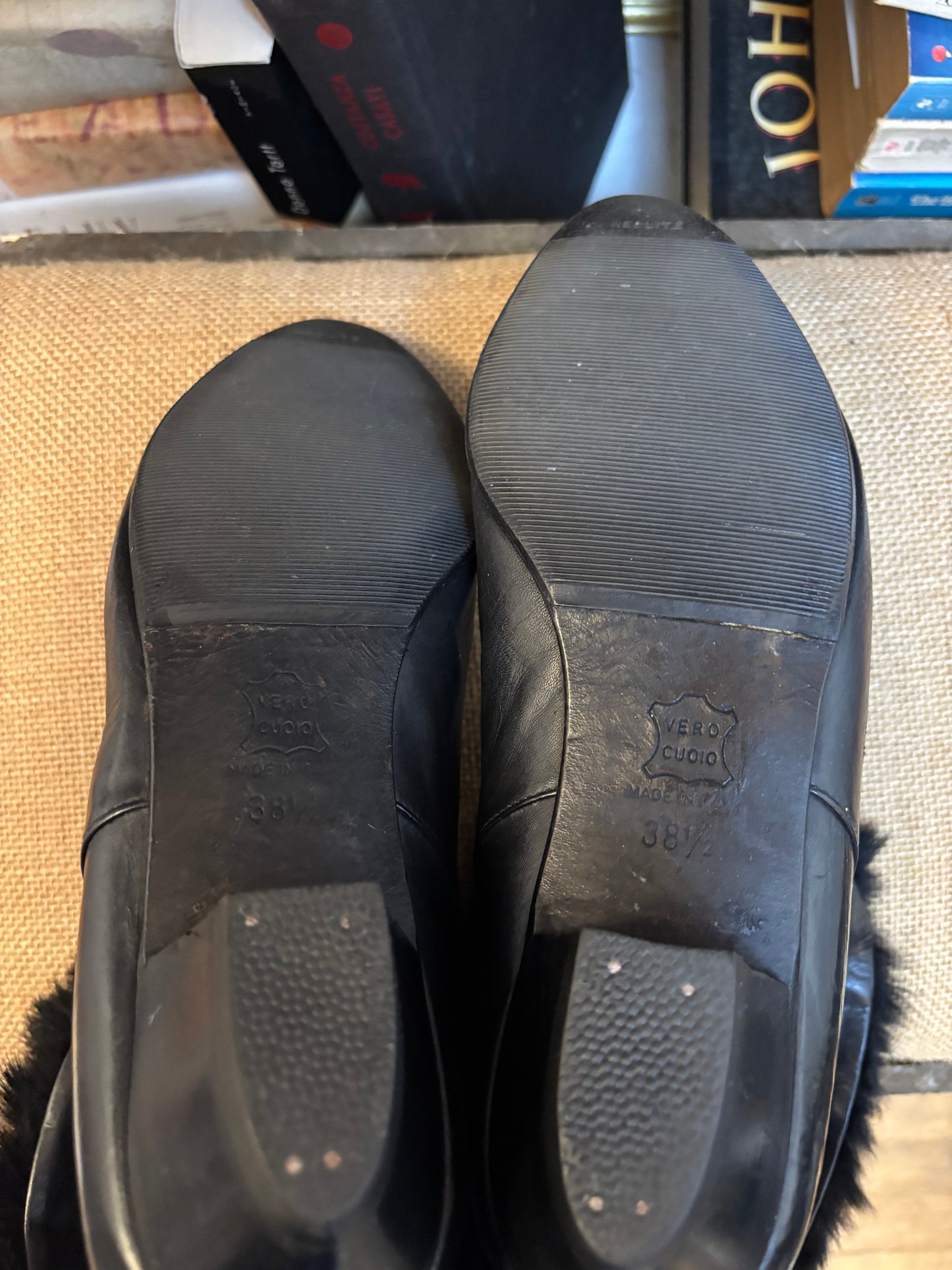 Roland Cartier Vintage Fur Boots 38.5