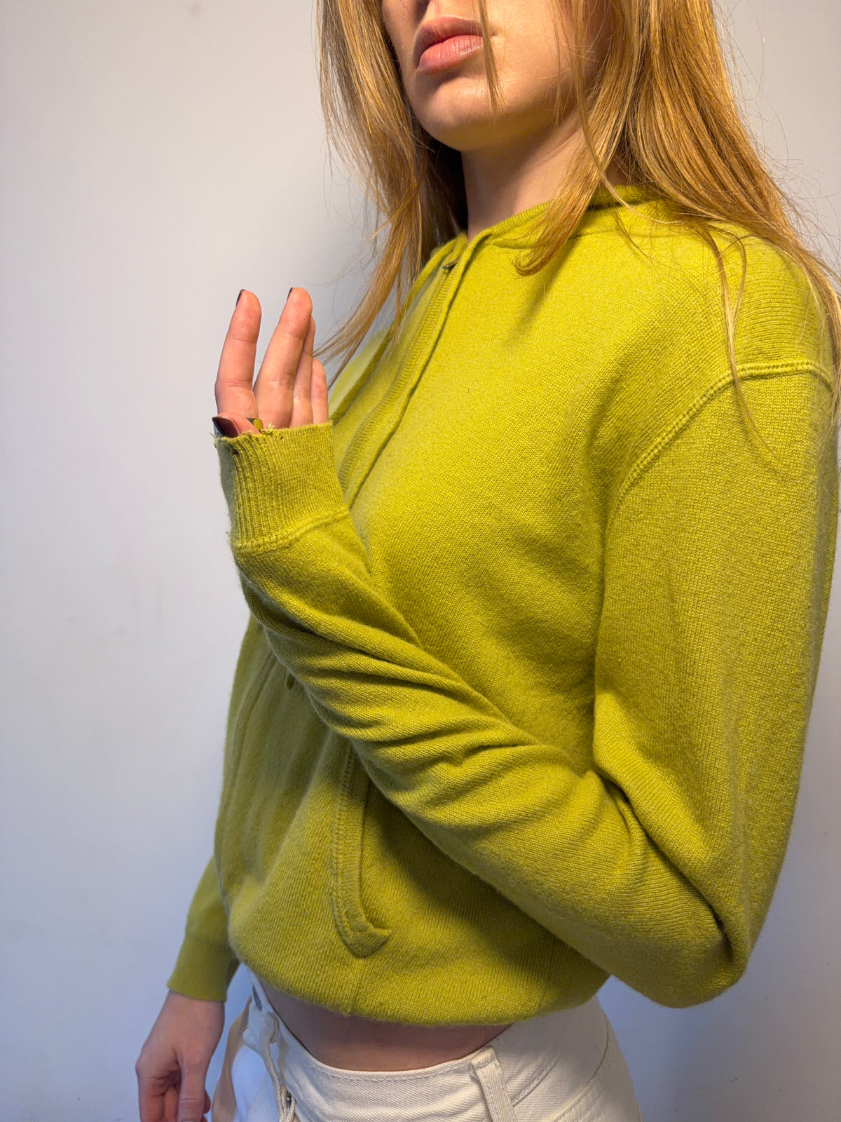 90’s TSE Surface Cashmere Zip Up L