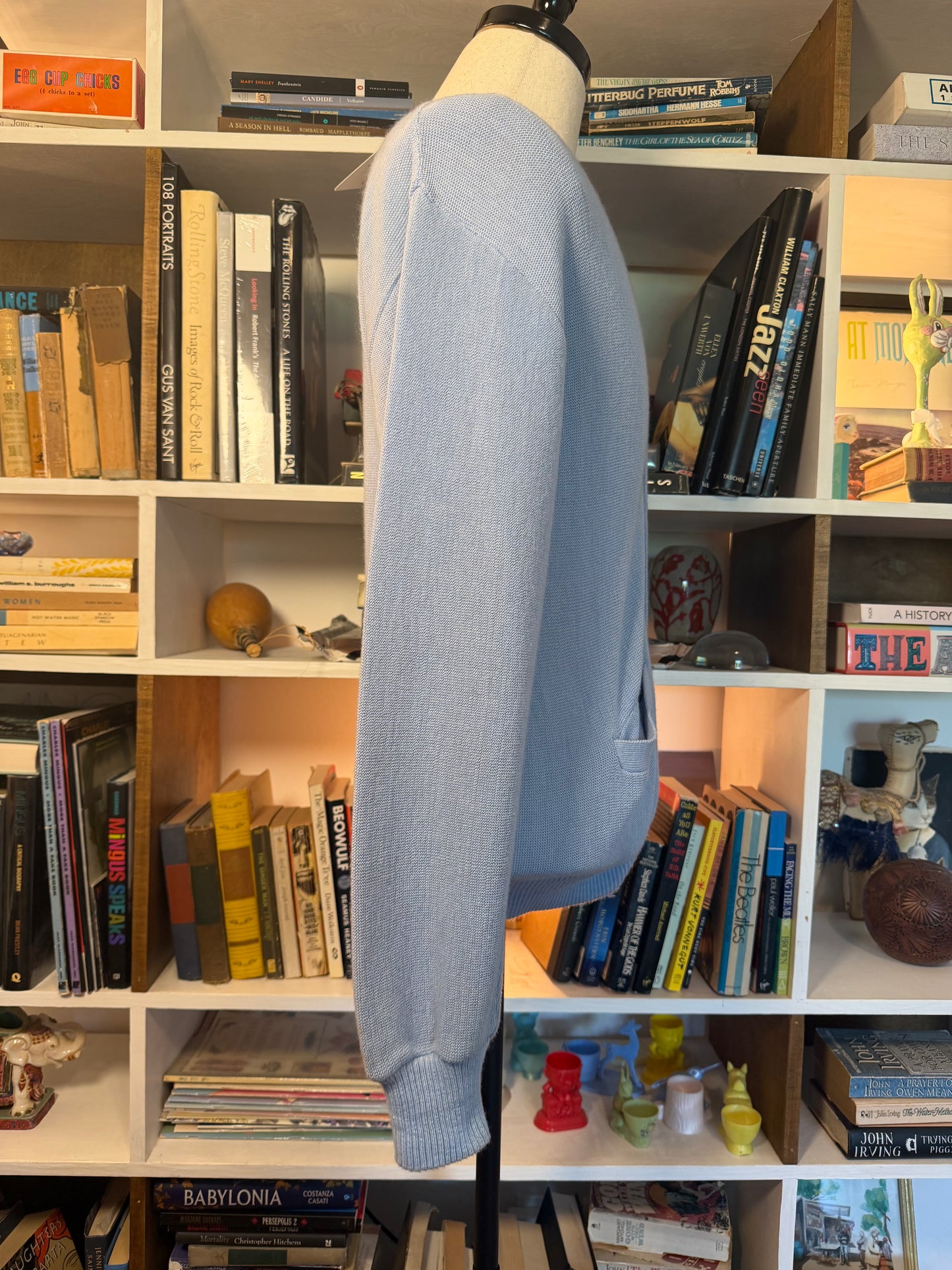 Baby Blue Knit Cardigan