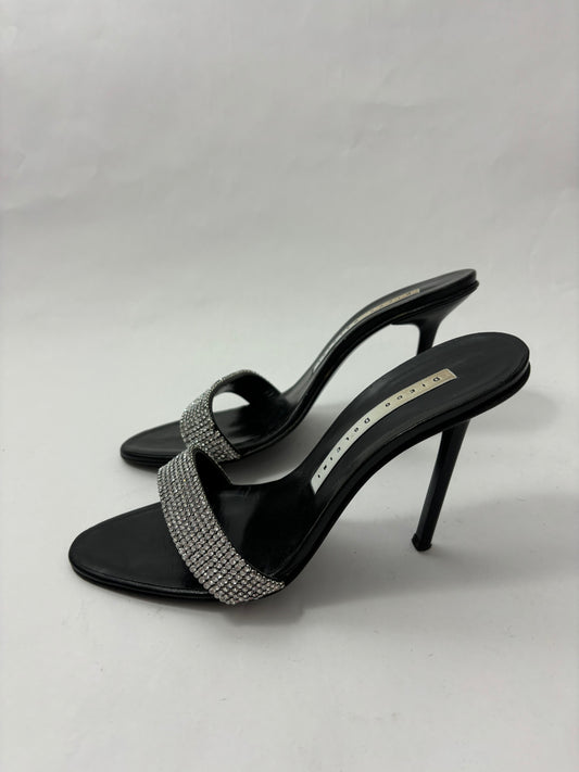 Diego Dolcini Rhinestone Sandals 37.5