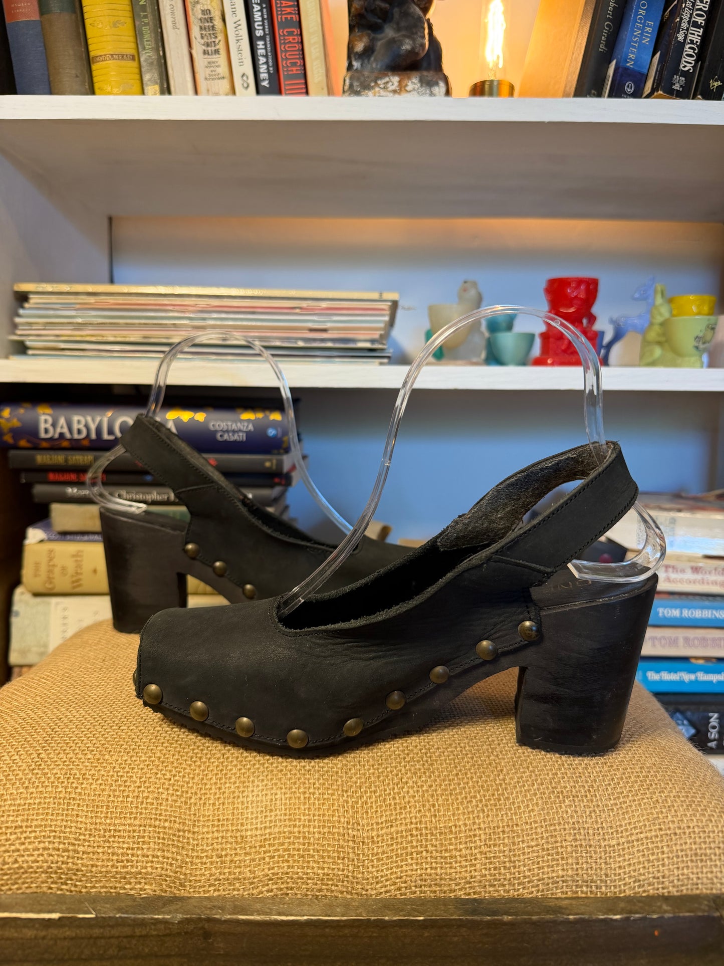 One Way Studded Heels