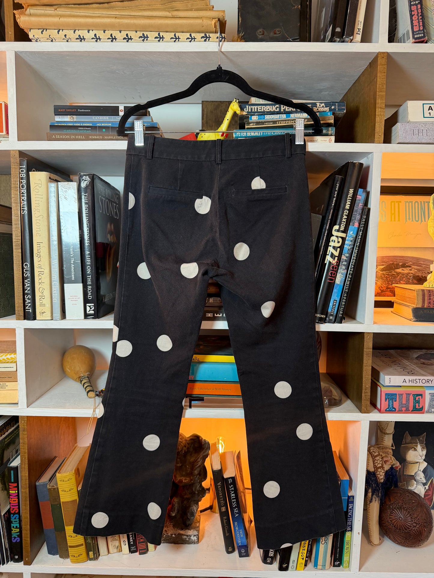 Derek Lam 10 Crosby Polka Dot Flare Pants