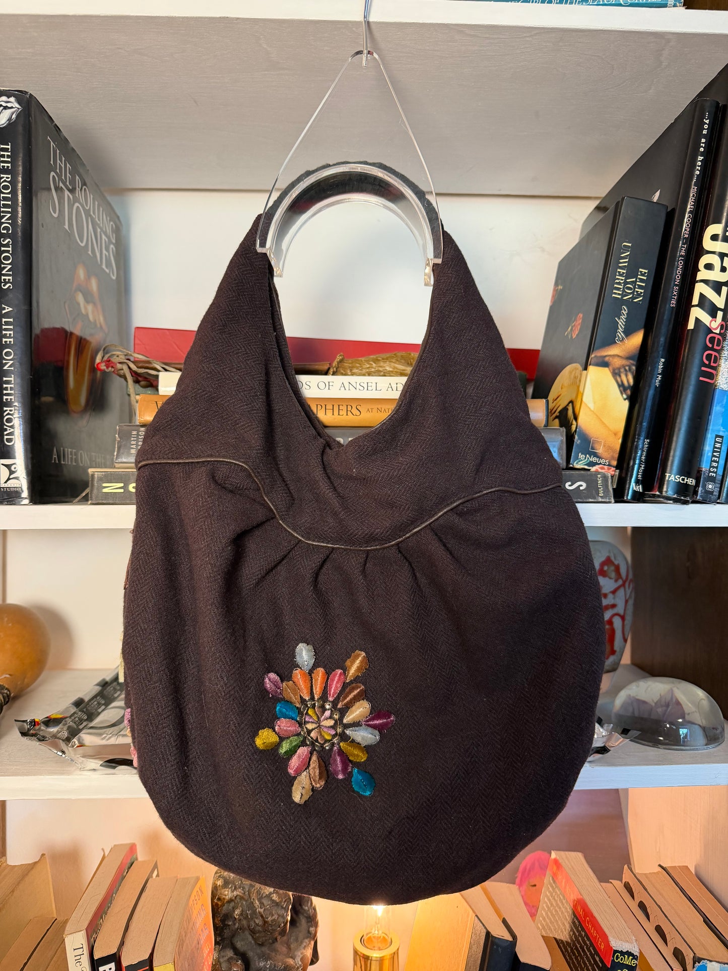 Antik Batik Wool Hobo Bag