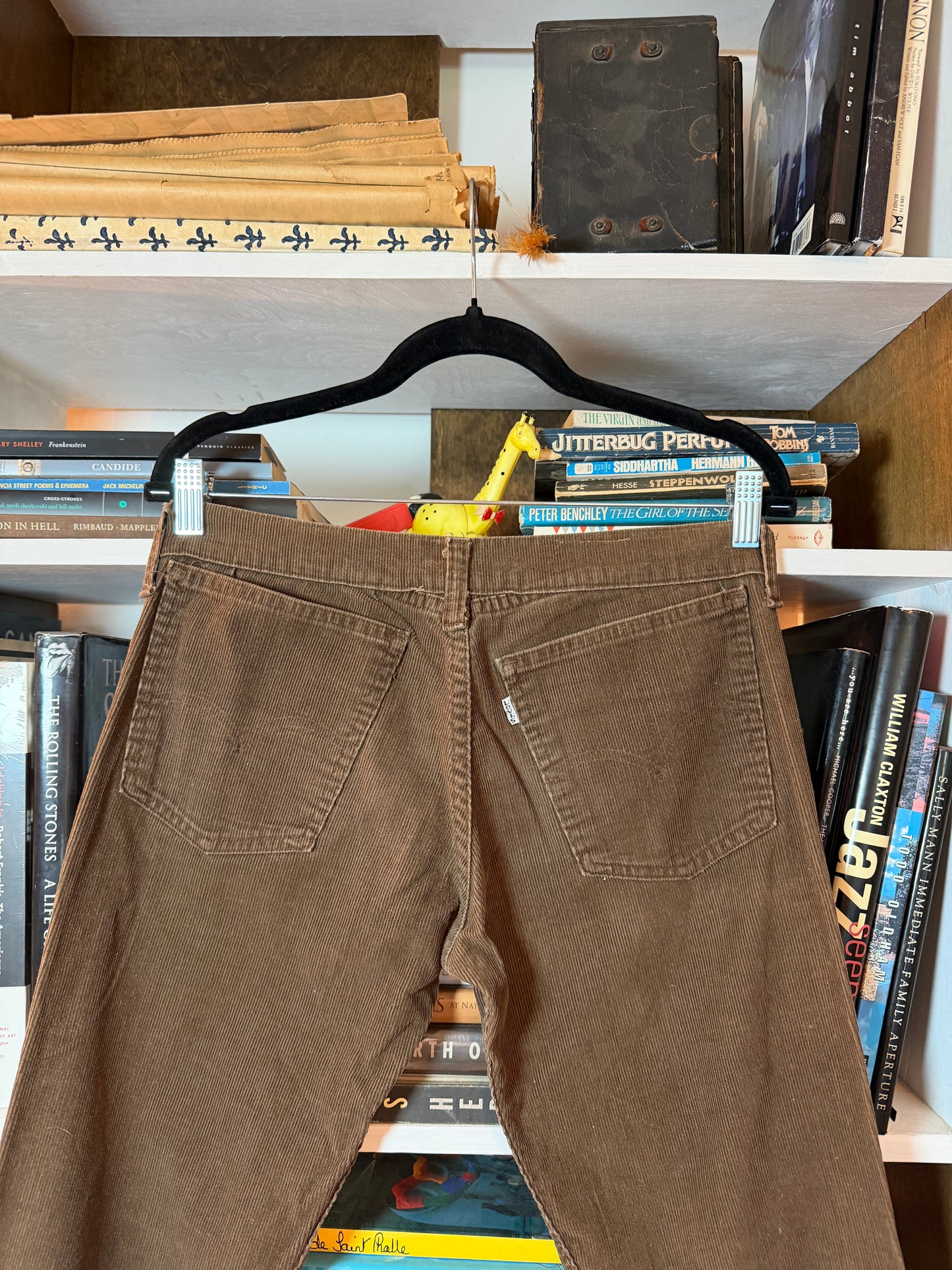1980s Levi's 517 Brown Corduroy Bootcut Pant 30