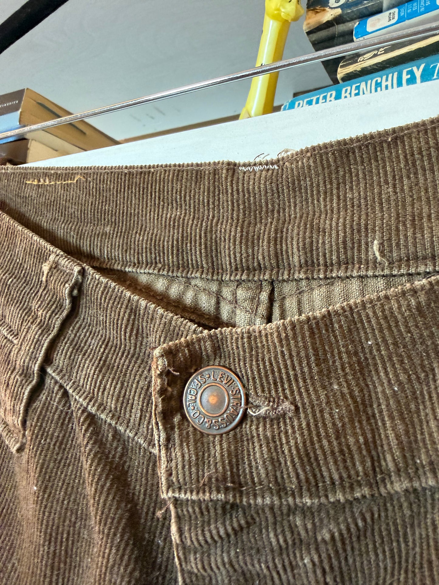1980s Levi's 517 Brown Corduroy Bootcut Pant 30