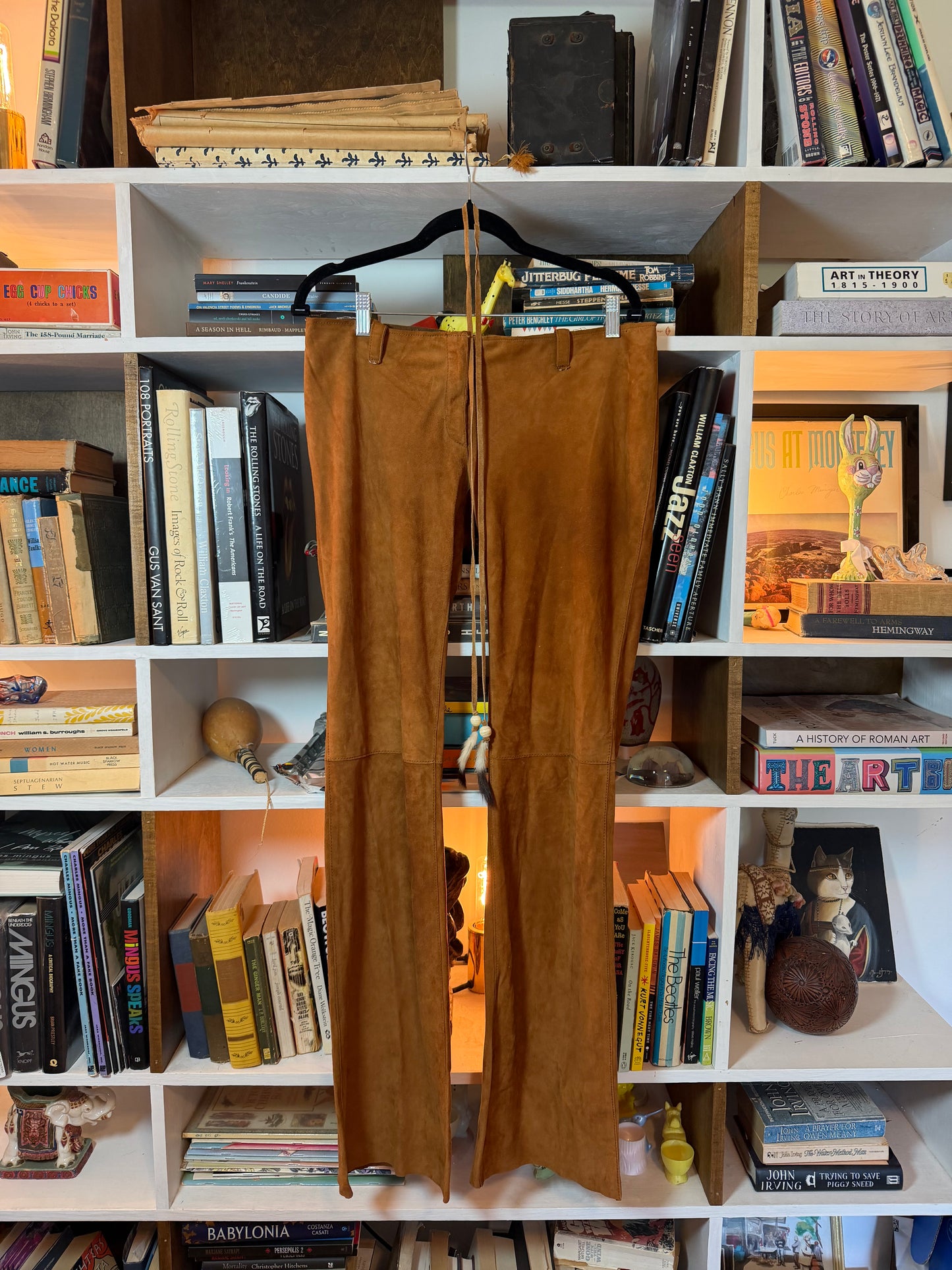 Dolce & Gabbana Suede Pants Size 46 (c. 2001)