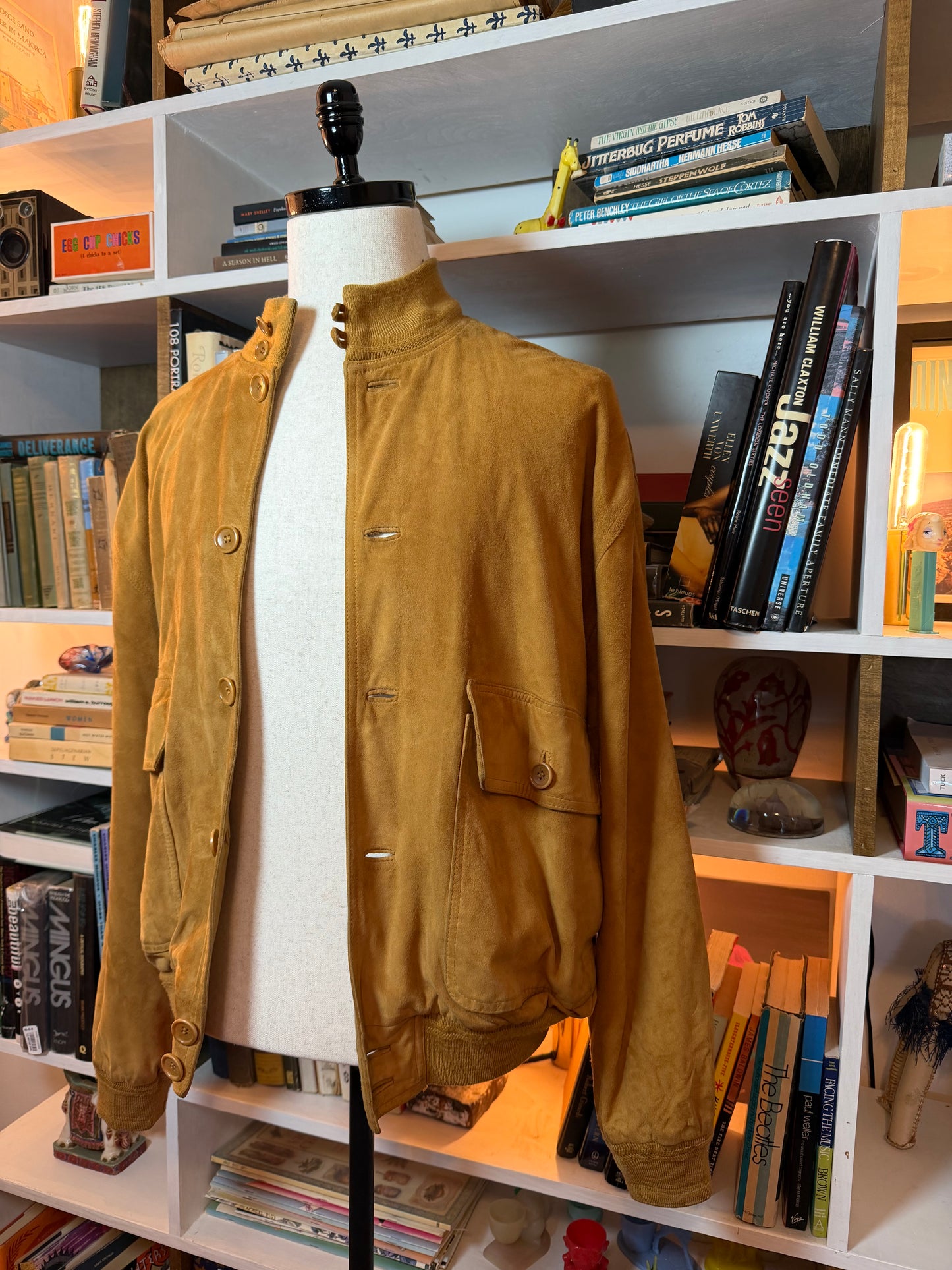 Saks Suede lined Bomber Jacket