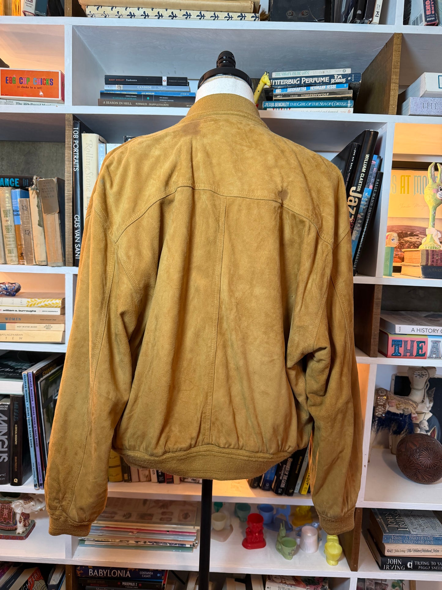 Saks Suede lined Bomber Jacket