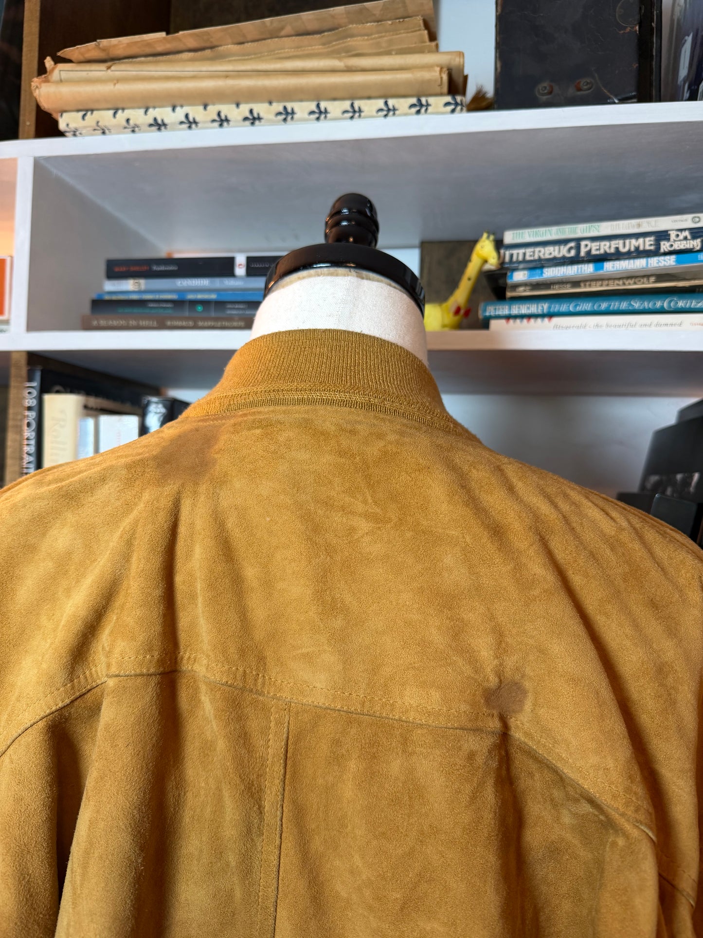 Saks Suede lined Bomber Jacket