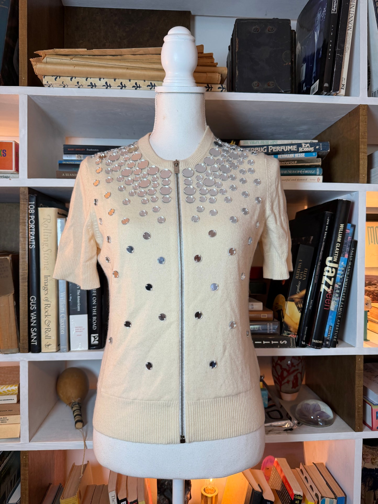 Michael Kors mirrored cashmere top