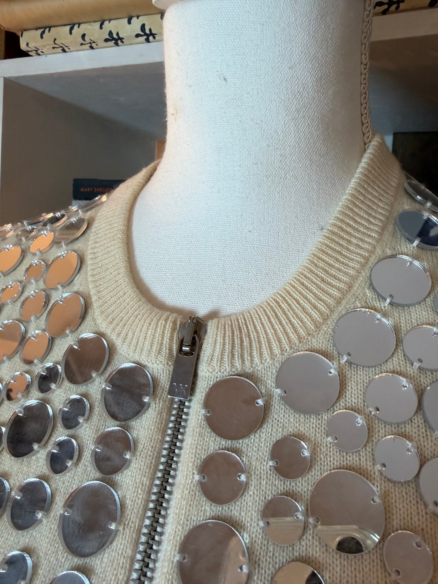 Michael Kors mirrored cashmere top