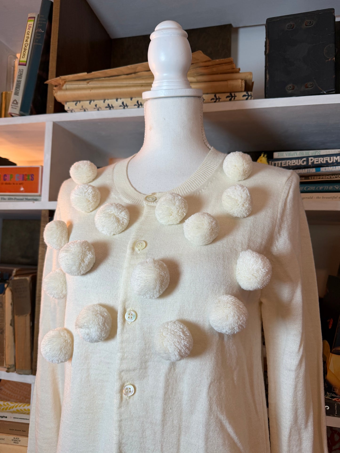 Comme des Garçons 2018 Pom Pom Cardigan