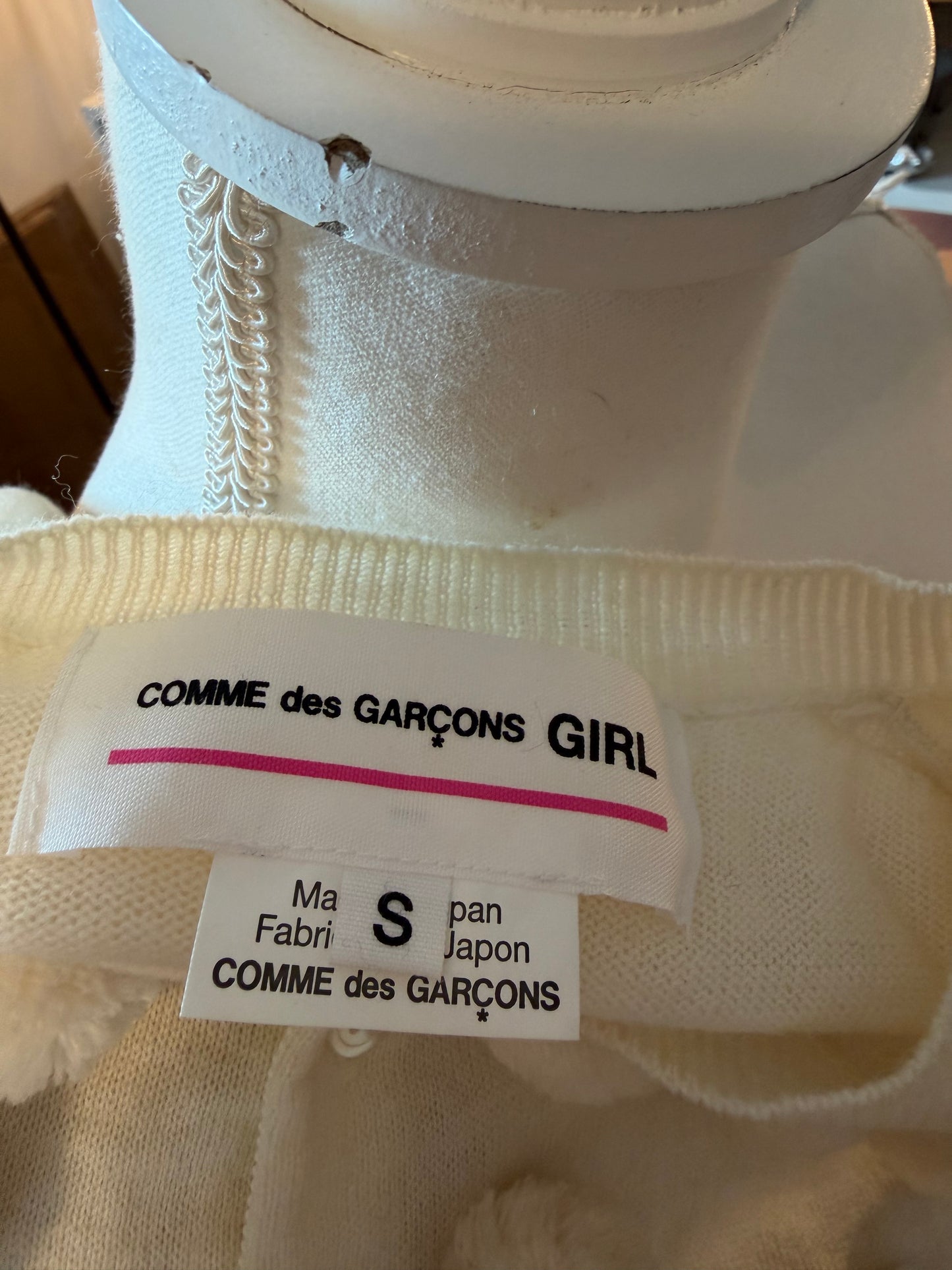 Comme des Garçons 2018 Pom Pom Cardigan