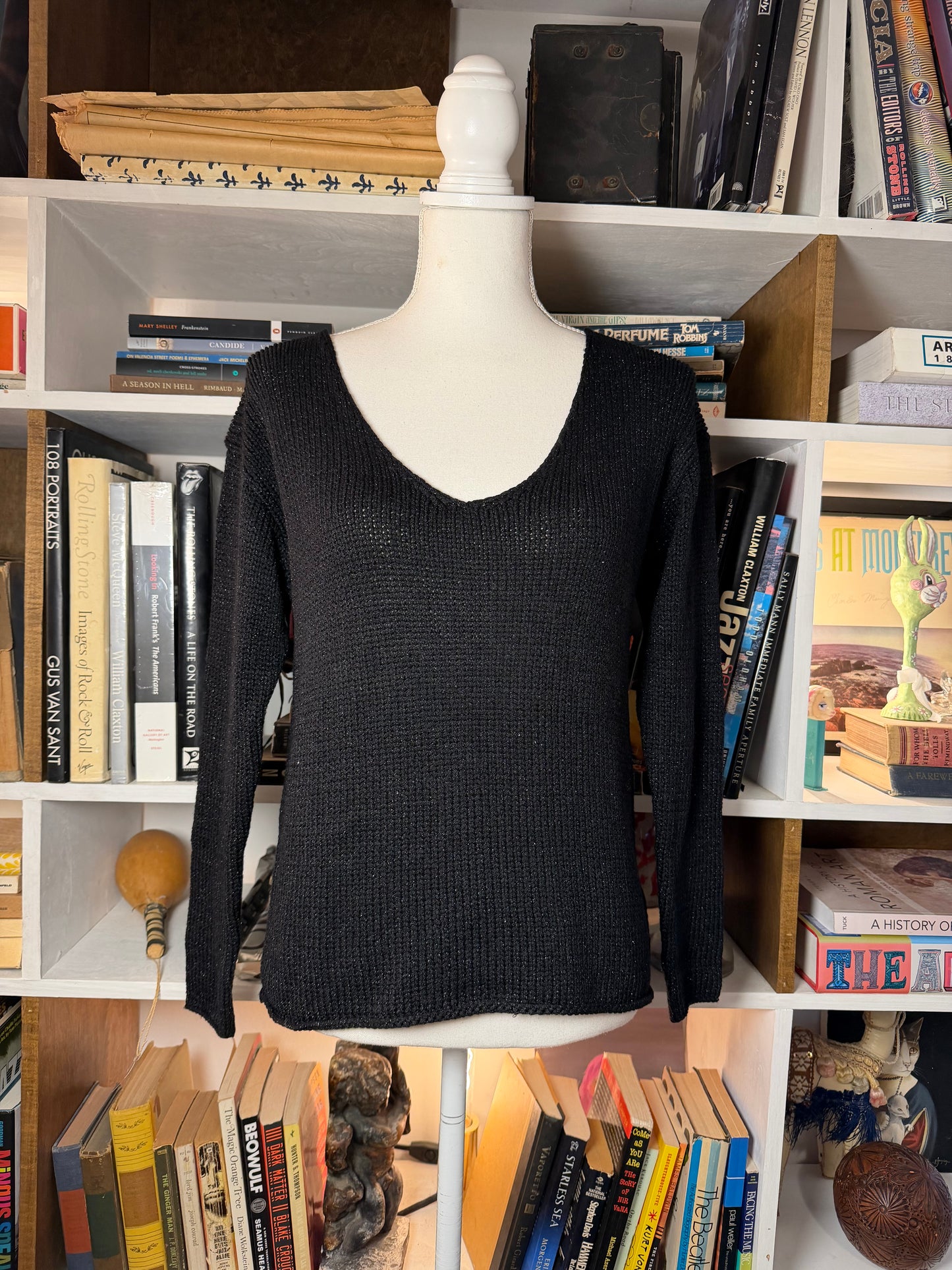 Ralph Lauren Black Label Sparkly Knit Top