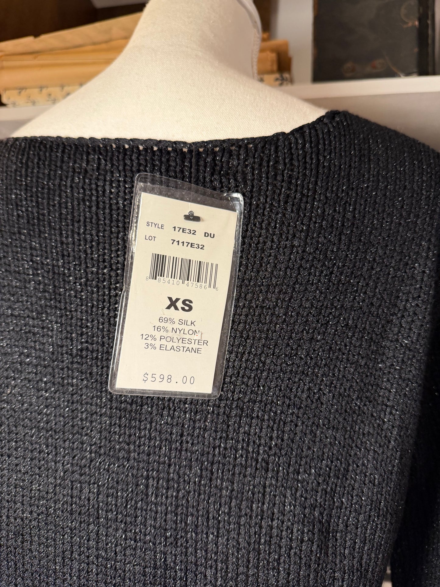 Ralph Lauren Black Label Sparkly Knit Top