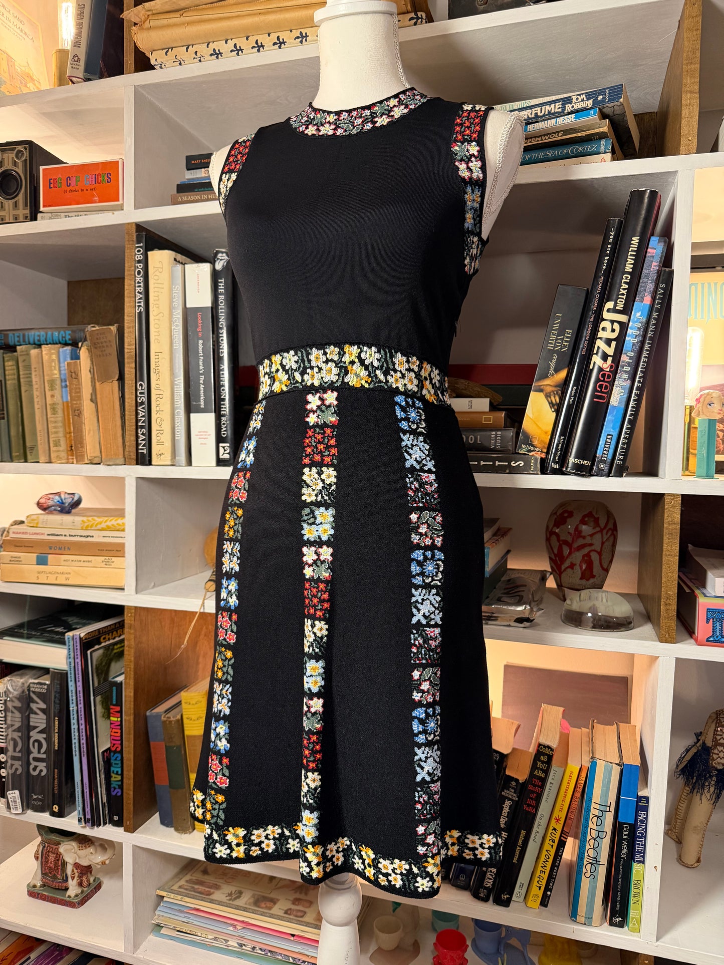 Valentino Knit Floral Dress