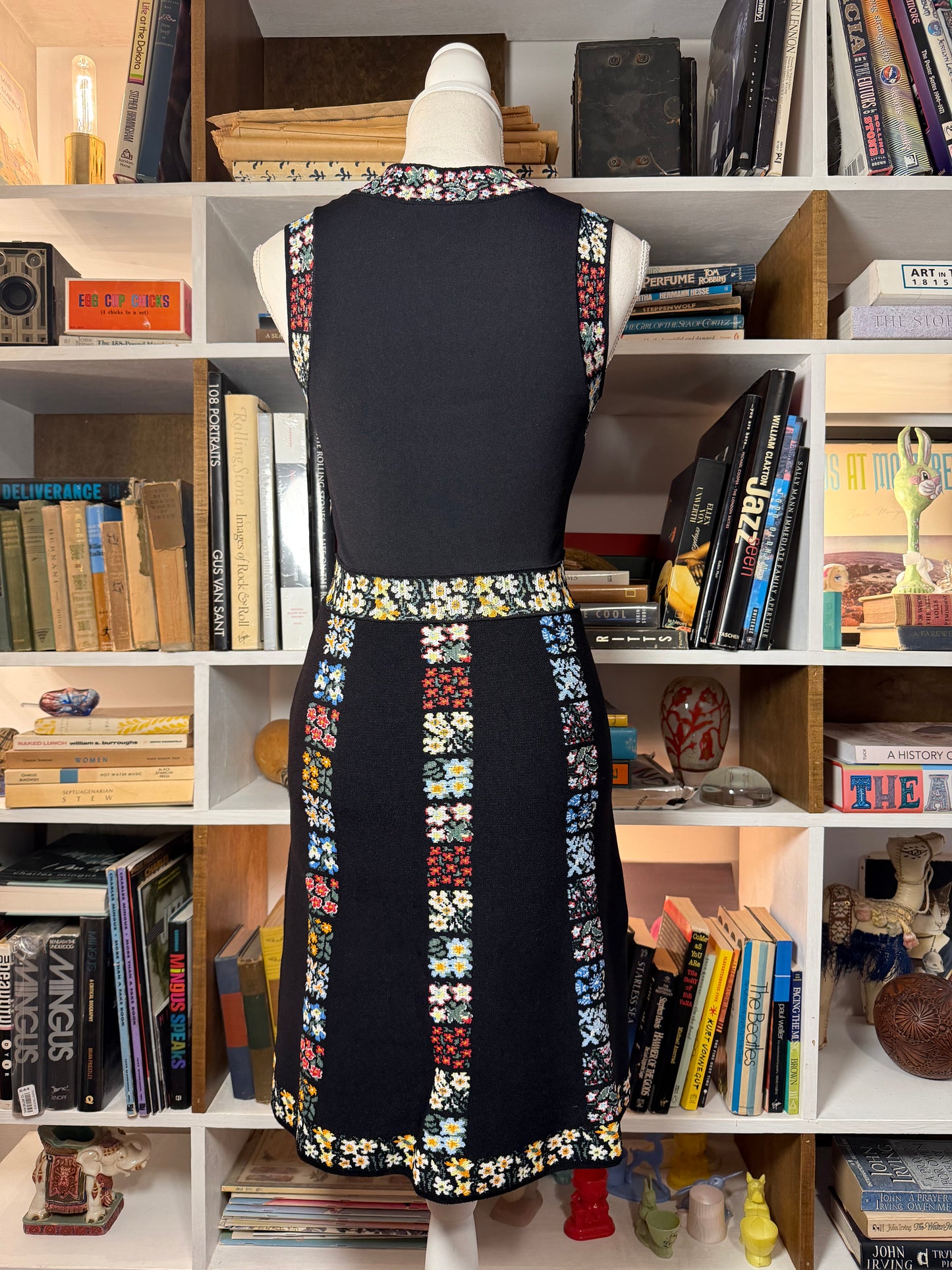 Valentino Knit Floral Dress