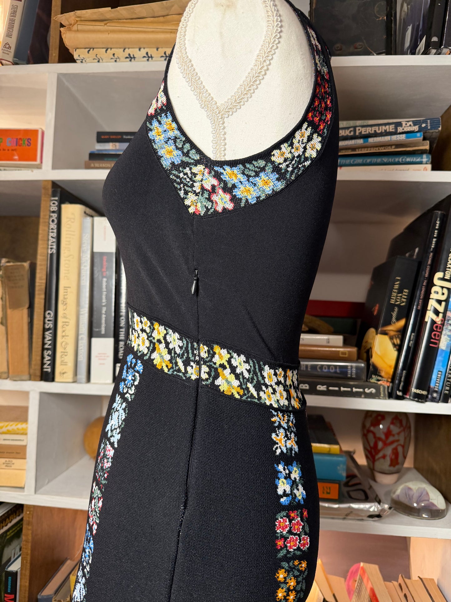 Valentino Knit Floral Dress