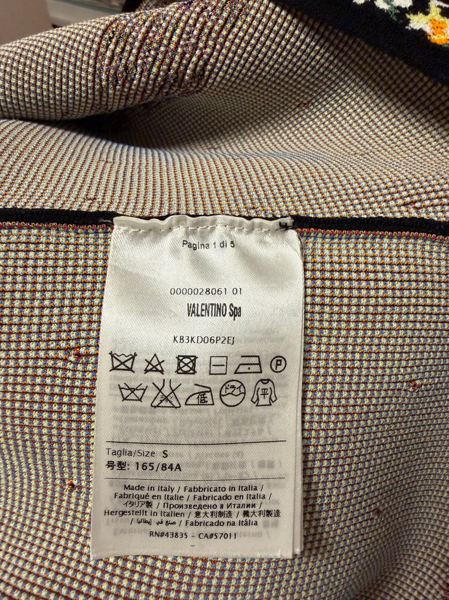 Valentino Knit Floral Dress