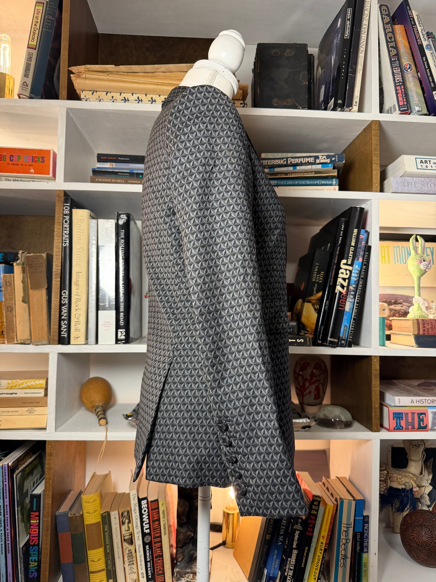 Gucci 2015 Wool Geometric Woven Blazer
