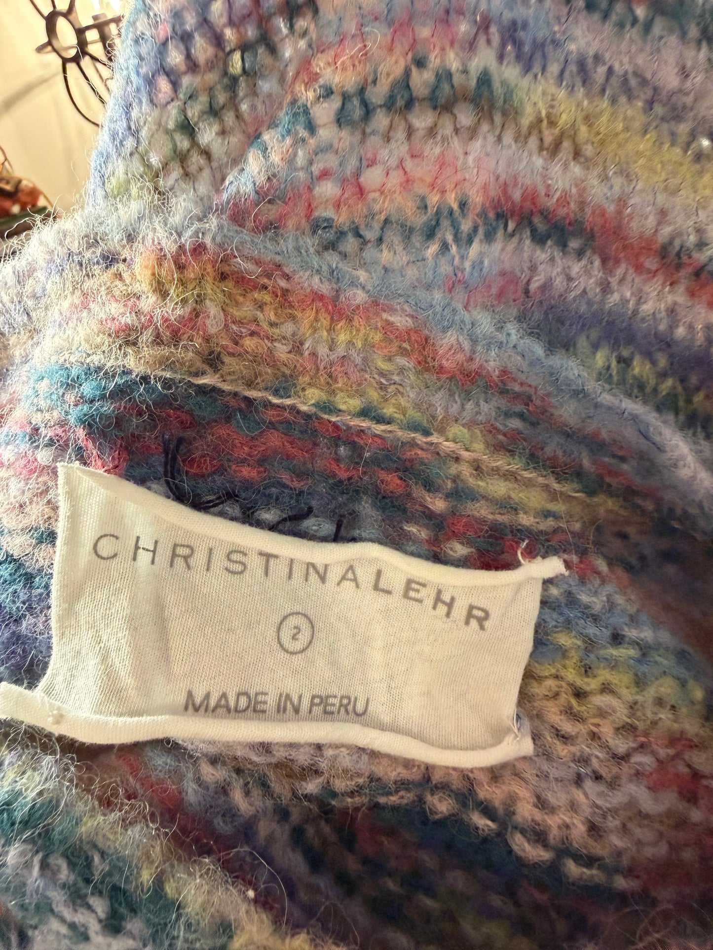 Christina Lehr Rainbow Knit Sweater