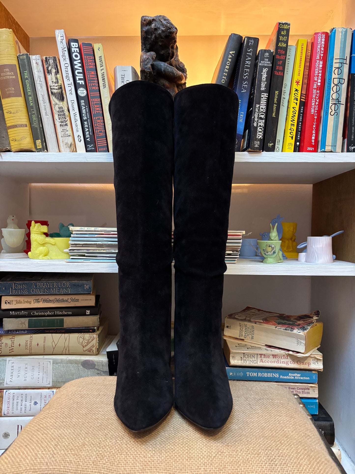 Michael Kors Collection Black Suede Boots 36